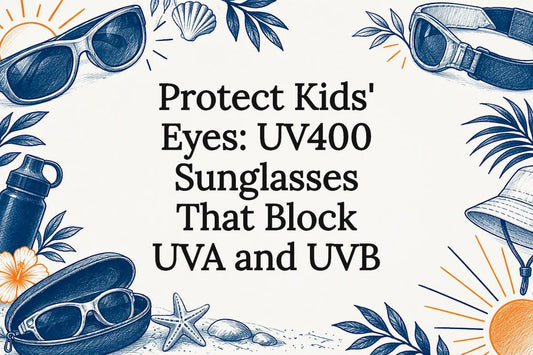 Decorative UV400 sunglasses title card