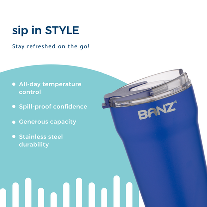 Travel Spill-Proof Travel Cup with Lid 18oz