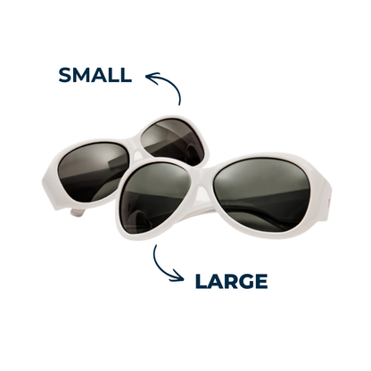 Big & Little Kids Matching Wrap Around Sunglasses - Retro Shape