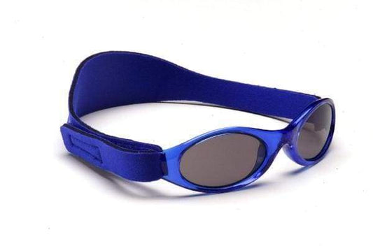 Toddler BANZ Bubzee wrap around sunglasses in Blue with UV protection