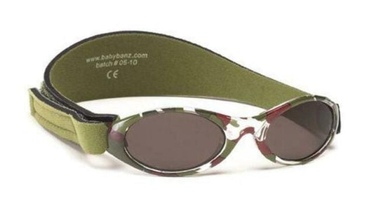 BANZ toddler wrap around sunglasses in Brown Tree Bark with UV protection